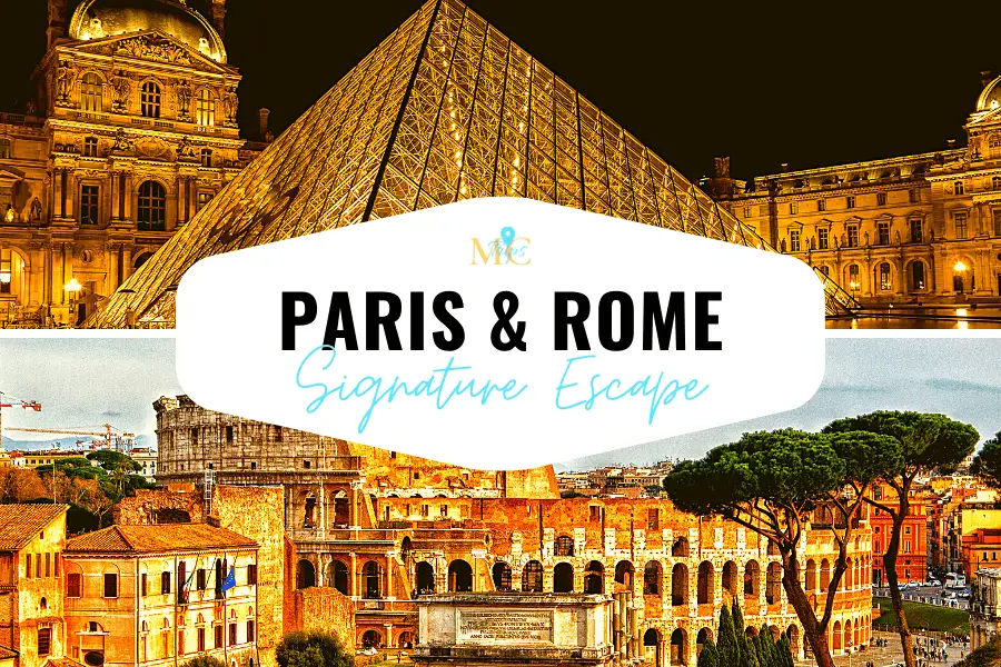 travel from paris france to rome italy