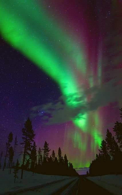 Northern Lights in Europe, Sweden