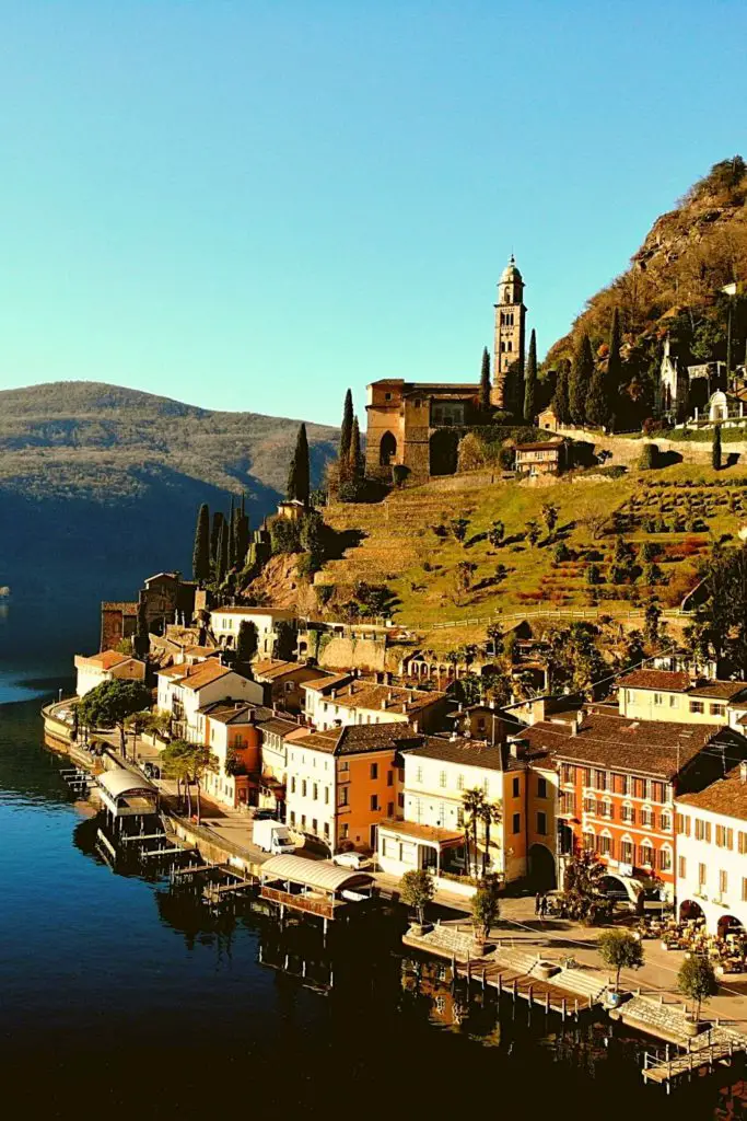 villages in Switzerland, Morcote