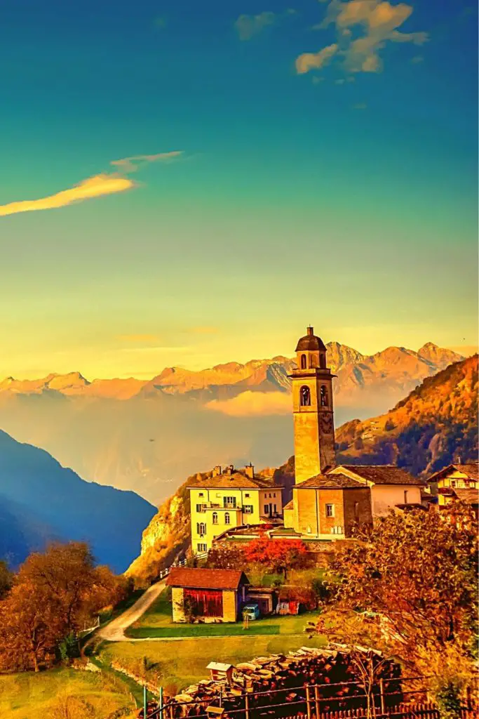 village of Switzerland, Soglio