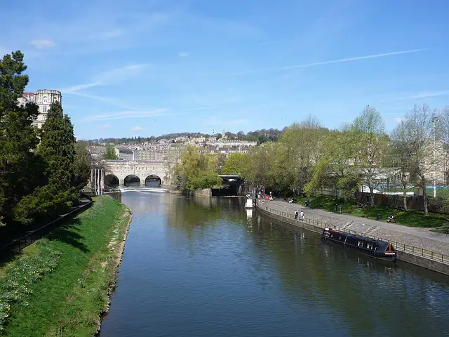 Bath, England is one of canal cities in Europe